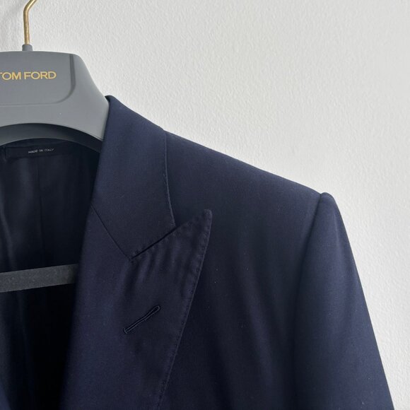 Tom Ford Peak Lapel O Connor Navy Sport Coat/ Blazer, Surgeon's Cuffs - 38 - Picture 4 of 15